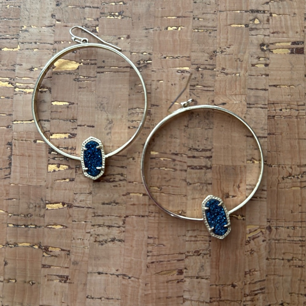 Kendra Scott Elora Gold Hoops